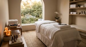 A Clean, Organized Spa Treatment Room Reflecting Professional Salon Management.